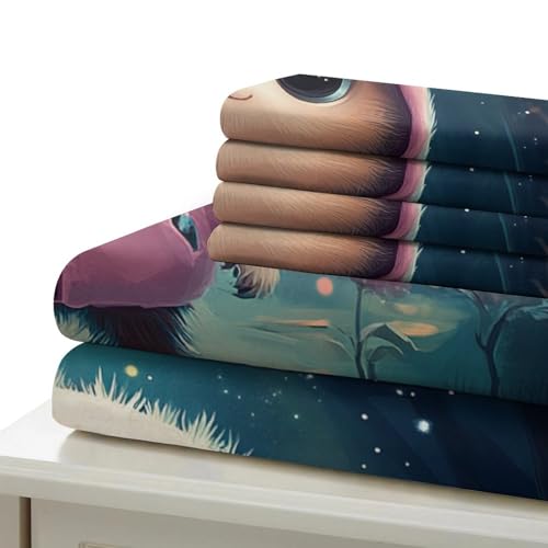 Housse de couette 3D pour coin lecture confortable lit Super King