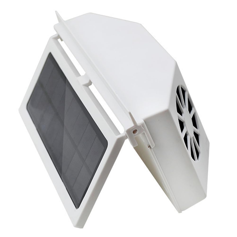 Énergie solaire Ventilateur d'extraction d'air: Ventilateur d'extraction de fenêtre d'été Extracteur pour Voiture