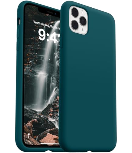 AOTESIER Compatible with iPhone 11 Pro Max Cases, Premium Silicone [Military Drop Protection] Slim Shockproof Phone Case for iPhone 11 Pro Max, 6.5 inch, Teal