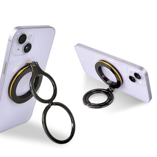 Soporte de Anillo Magnético para Teléfonos, Soporte Anillo Magnético Movil, Soporte Magnético para Anillo de Teléfono, Agarre Magnético Móvil, Soporte Magnético para Anillo con Imanes Universales