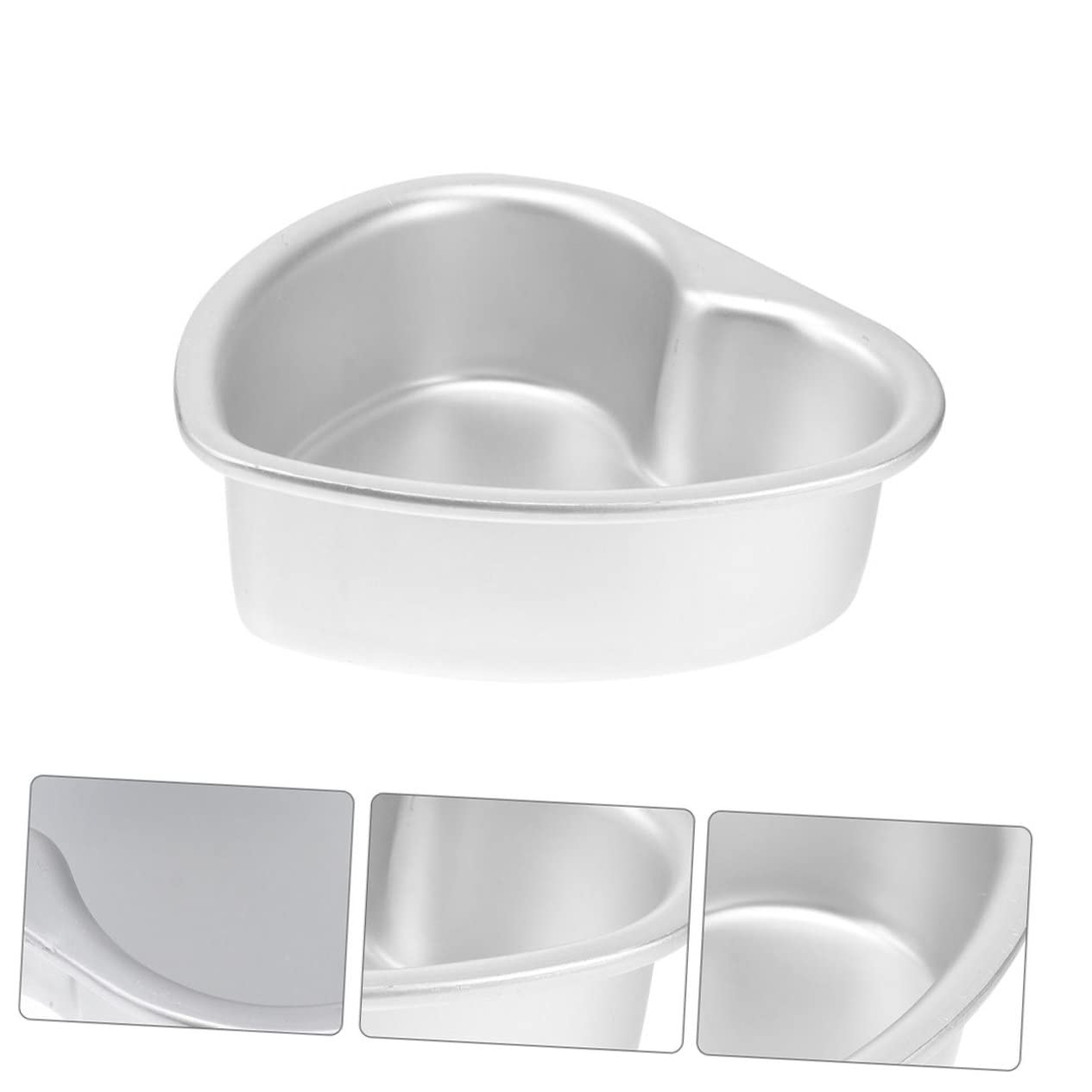 Moldes Para Pasteles Corazón 15 Cm Aleación De Aluminio Fondo Desmontable Antiadherente Utensilios Repostería Para Hornear 2 Unidades Hogar Fiestas