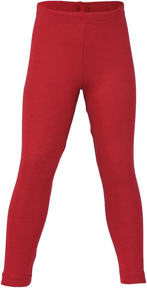 Kids Thermal Underwear Leggings: Base Layer Long Johns Pants, Organic Virgin Wool