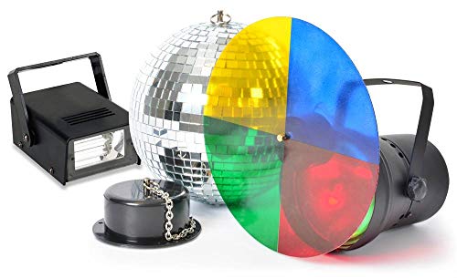 BeamZ 151.250 Negro, Azul, Verde, Espejo, Rojo, Amarillo estroboscopio y luz disco