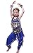 Astage Girls Oriental Belly Dance Sets All accessories Dark Blue L(Fits 9-11 Years)
