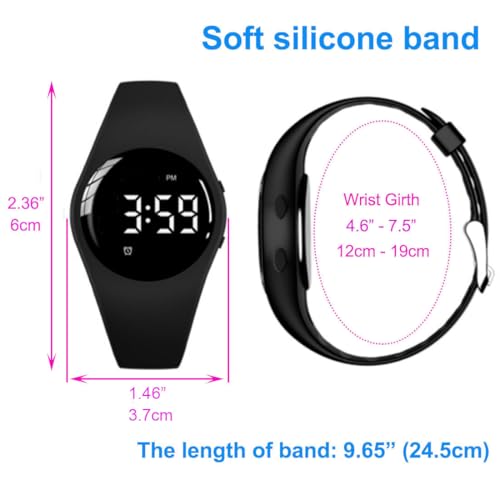 Image of Water Resiatant Vibrating Alarm Watch Silent Medical Reminder Watch - with Timer and 15 Daily Alarms
