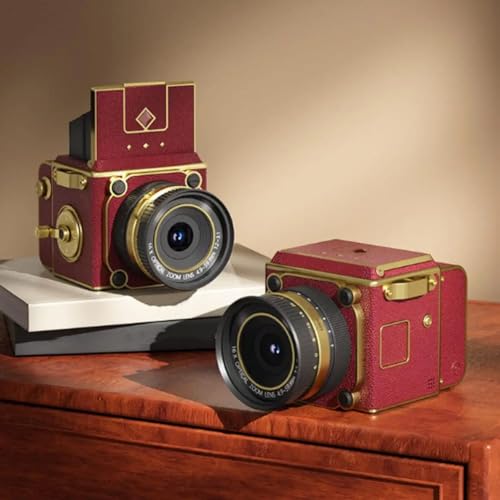 Cámara digital retro CCD de resolución 4K y diseño portátil a color con zoom de 16X 5