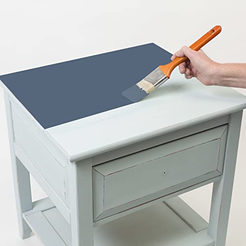 Image of Rust-Oleum Coastal Blue Chalked All-in-One Ultra Matte Paint | One Coat Coverage | No Primer, Sanding, Or Topcoat Needed | Easy Clean Up | Made in USA | 30 OZ | 2 Pack