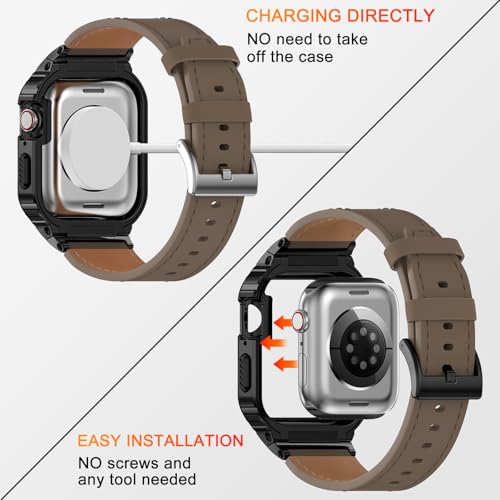 Image of Suplink Stainless Steel Metal Band Compatible with Apple Watch 45m 44mm 42mm 41mm 40mm 38mm, Metal Replacement Strap for iWatch Bands Series 8 7 6 5 4 3 2 1 SE
