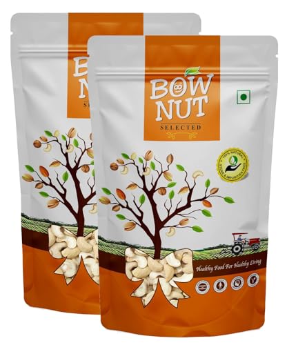 Image of Bownut Kaju Tukda (Cashew Broken) 500 Grams (250gm X 2) | High Protein Cashew Kernels for Energy, Fiber and Immunity | Delicious Crunchy Nutritious Small Size Cashew Nuts | Tasty Chota Tukda Kaju for Kheer, Halwa and Biryani