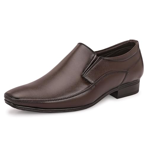 Image of Centrino Men's Formal Shoe | Cushioned Insole Comfortable Shoes | Trendy & Classic Design | Durable TPR Sole Footwear (8111)