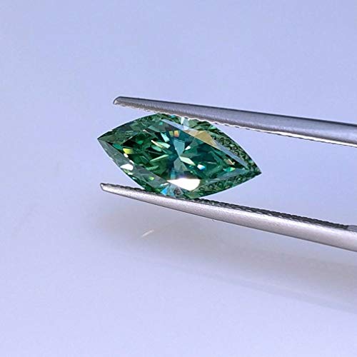 Mois Loose Moissanite 140 Carat, Green Color Moissanite Diamond, Vvs1 Clarity, Marquise Cut Brilliant Gemstone For Making Engagement/Wedding/Ring/Jewelry/Pendant/Earrings/Necklaces Handmade #TOP3