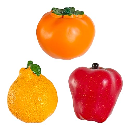 Imanes decorativos 3D de frutas para refrigerador miniatura 1