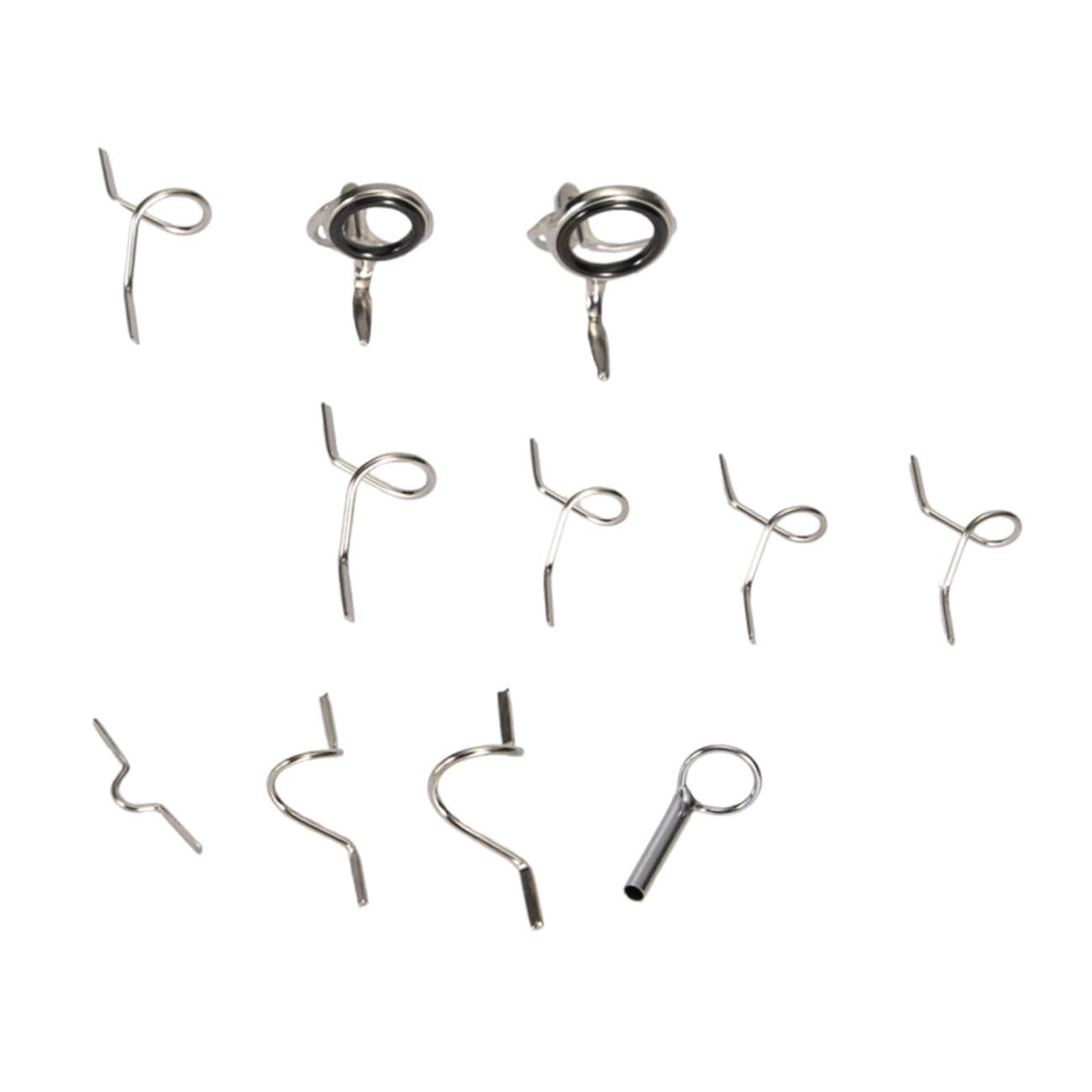 Toyvian Teiliges Angelruten Reparaturset DIY Augenringe Für Verschiedene Zubehör Für Angler Und Fliegenfischer Für Schnelle Reparaturen