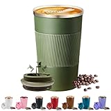 Photo Gallery kisuomaoyi tazza da viaggio – 380 ml riutilizzabile isolata tazza da caffè con coperchio a tenuta stagna, in acciaio inox 304, tazza da caffè portatile per caffè caldo e freddo, tè, acqua e bevande Photo Gallery kisuomaoyi tazza da viaggio – 380 ml riutilizzabile isolata tazza da caffè con coperchio a tenuta stagna, in acciaio inox 304, tazza da caffè portatile per caffè caldo e freddo, tè, acqua e bevande