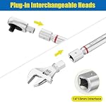 Adjustable Digital Torque Wrench, 1.5-99.6 Ft.lb, ±1% Accuracy - Image 2