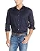 John Henry Men's Long-Sleeve Polished Twill Fashion Woven Shirt