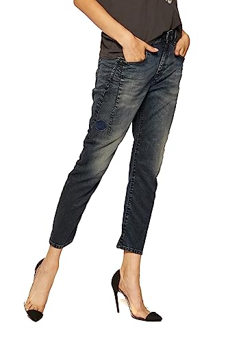 Diesel D-FAYZA Jean de Jogging Pantalon Jean Femme Boyfriend 069PD Blue