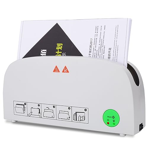 FLNOZAMZ Macchina per rilegatura termica rapida A4, ideale per album fotografici, documenti, relazioni, include un kit di rilegatura per libri A4, rilegatura elettrica a fusione a caldo
