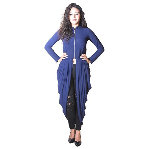 Buy Glamela Dhoti style blue dress with 