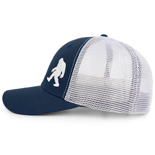 Image of Wild Bigfoot Trucker Hats for Men & Women - Great Men's Snapback Hats, Perfect for Bigfoot Gifts Sasquatch Gifts