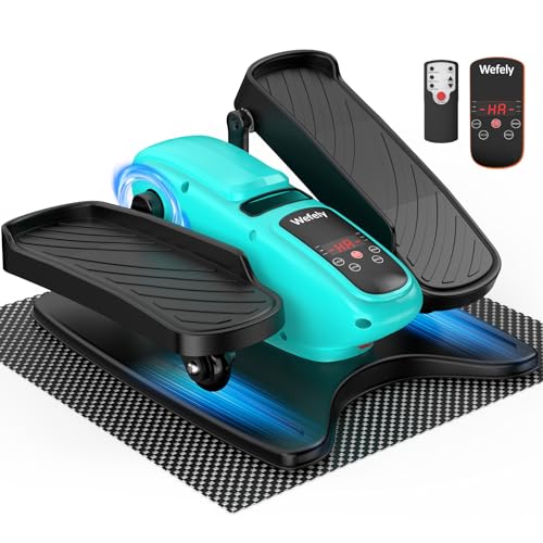 Image of Under Desk Elliptical Machine,Leg Exerciser While Sitting for Seniors with 12 Adjustable Speed RF Remote Control,Quiet & Portable Mini Seated Pedal Exerciser with Non-Slip Mat for Home Office