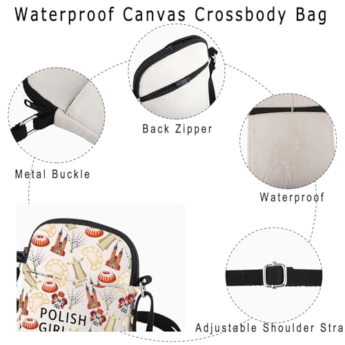 Poland Country Crossbody Bag Polish Gift Poland Souvenirs Travel Gift Polish Stuff Zipper Pouch Polska Wallet Bag2