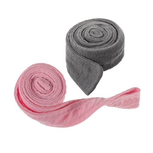 Gatuida 2pcs Robe Belt Replacement for Bathrobes Stylish Spa Tie for Men and Women Soft Hotel Robe Waist Strap Chic Design