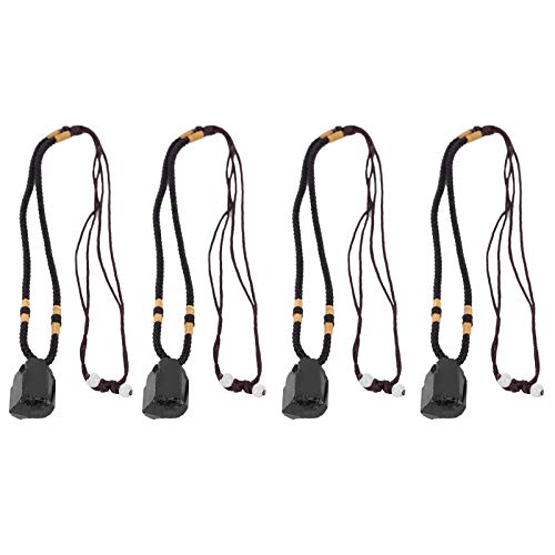 Pingente Elegante de Turmalina, Colar de Turmalina Com Redução de Radiação, Retrátil de 9,8 a 12,6 p