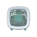 Dabeigouz Ventilador Mesa Ventilador de Mesa de Escritorio, velocidades de Verano 3 USB Ventilador Recargable TELEVISOR Tipo de Ventilador con likeful (Color : Green)