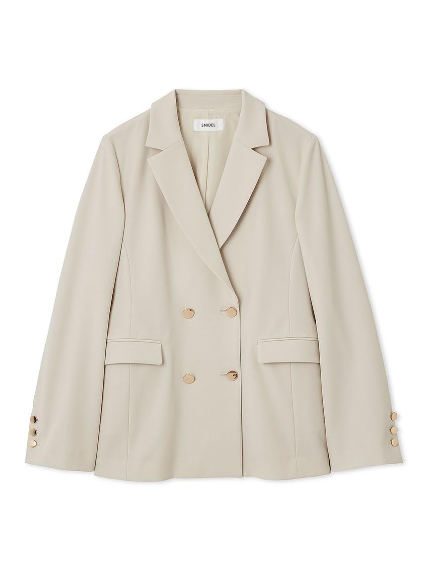 SNIDEL スナイデル ダブルブレストジャケット テーラード SNIDEL（スナイデル）の「Sustainableダブルブレストジャケット