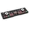 Numark DJ2GO2 Touch – Mini DJ Controller für unterwegs – 2-Deck USB DJ Pult mit Audio Interface und kapazitativen…