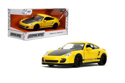 Jada Hyper-Spec 1:24 Porsche 911 Turbo 997 2007 Die-Cast miniatura 1