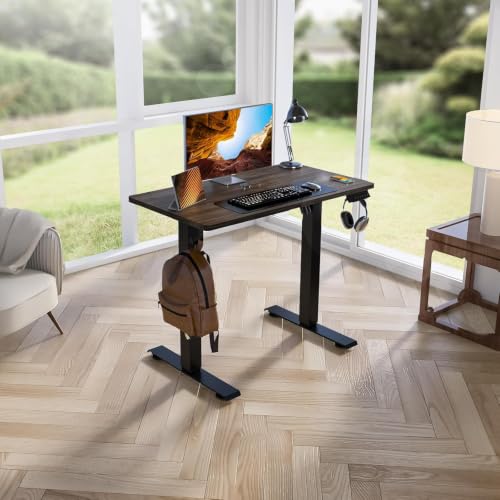 Image of Kingant Standing Desk, 32x24 Inch Electric Height Adjustable Computer Desk