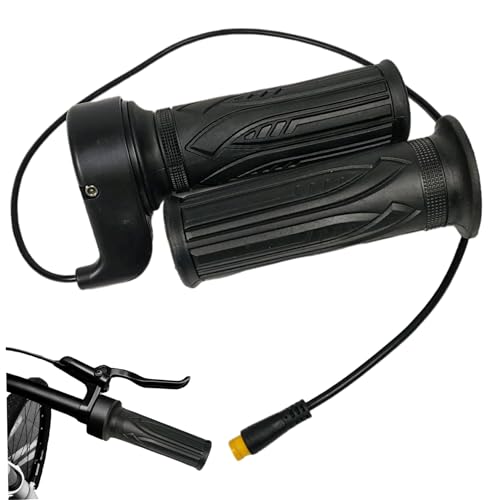 Acelerador de bicicleta eléctrica scooter mango control potencia negro ABS