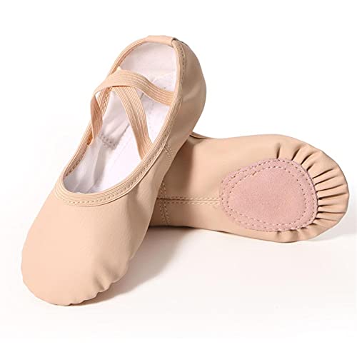 Ballet Slippers Kids Ballet Shoes Girls Soft Sole Dance Slippers Professional Children Ballet Slippers Toddler Dance Shoes,Pink-30 EU2