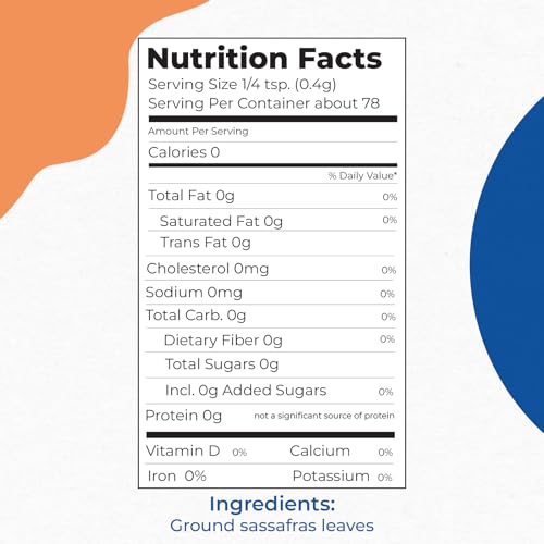 Chef Paul Magic Seasoning Blends Gumbo File | Authentic Gumbo Mix & Gravy Powder | Seasonings and Spices for Cooking Beef, Chicken & Seafood | Gravy Mix & Thickening Agent | 1.1 oz Bottle