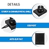 USB Volume Control Knob, USB Volume Control Knob One Key Mute Volume Controller for Computer Laptop Plug and Play PC Speaker Audio Adjuster Compatible with Win 10/8/ 7/ Vista/XP/Mac