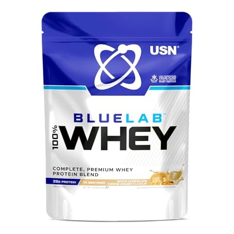 USN Blue Lab Whey Protein Powder, White Chocolate Cookie Dough Cover