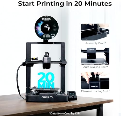 Image of Creality Ender-3 V3 SE 23D Printer with Auto Leveling and CR Touch, 250mm /s, Sprite Direct Extruder, Auto-Charging Filament, Dual Z Axis and Y Axis, 220x220x250cm for Beginners