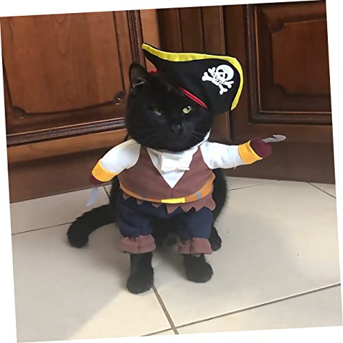 Disfraz para perro y gato Pirate talla XL Toddmomy miniatura 2