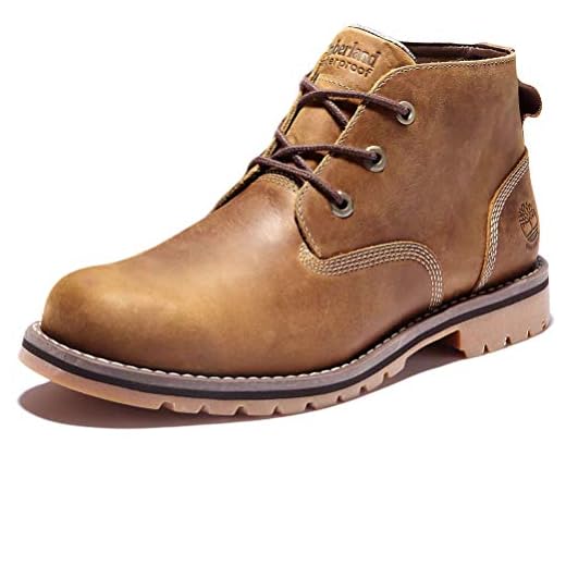 Timberland Larchmont Ii vattentäta Chukka stövlar för män, Brunn rost fullkorn - 43.5 EU