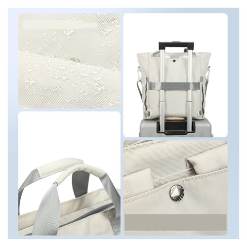 Backpack NEW 3 In 1 Backpack Female Should Bag Women Handbag Large Capacity Convertible Multipocket 14 Inch Large Capacity(Black)4