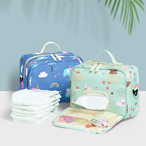 STOBOK Porta-Fraldas Organizador Bolsa de Maquiagem Portátil Bolsa de Cosméticos Organizador de Bols