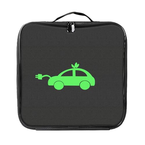 Kiuiom Bolsas De Cable Eléctrico,Bolsa para Cables EV,Forma Cuadrada Bolsas De Cable Electrico,Bolsa Portátil De Almacenamiento Cable De Carga Tipo...