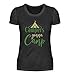 Generisch Camping Camper Retro T-Shirt | Camping Caravan Bus Vintage Chemise pour Femmes