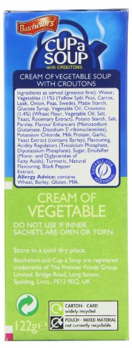 Image of Batchelors Cup a Soup, Creamy Vegetables and Croutons, 122g