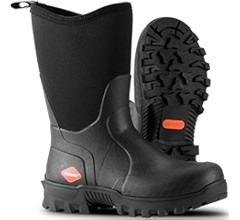Amazon.com | Showave Men's Mid Calf Rubber Work Boots