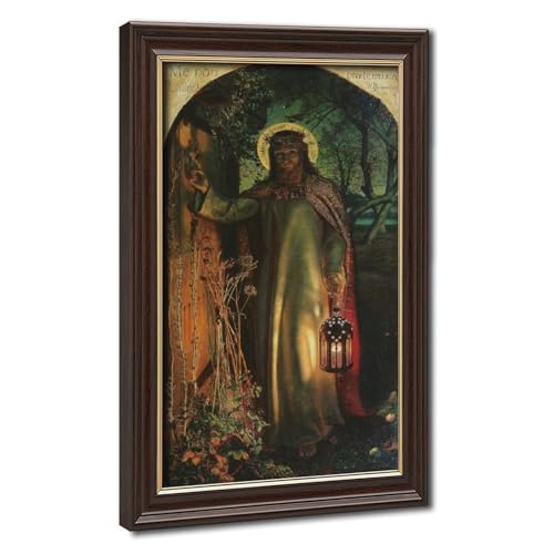 Affiche Jésus frappant William Holman Hunt toile inspirante de foi