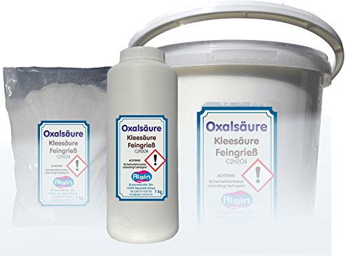 Oxal Acid - Tapa de rosca de 1 litro para eliminar óxido, ayuda a la colmena de abejas