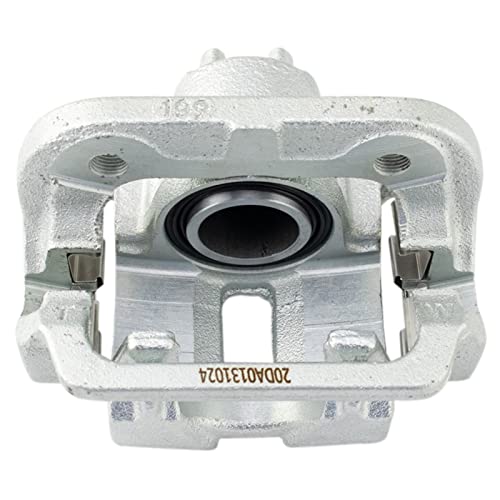 Image of TRQ Rear Driver and Passenger Side Brake Caliper Set Caliper Brackets Hardware Compatible with 05-10 Honda Odyssey